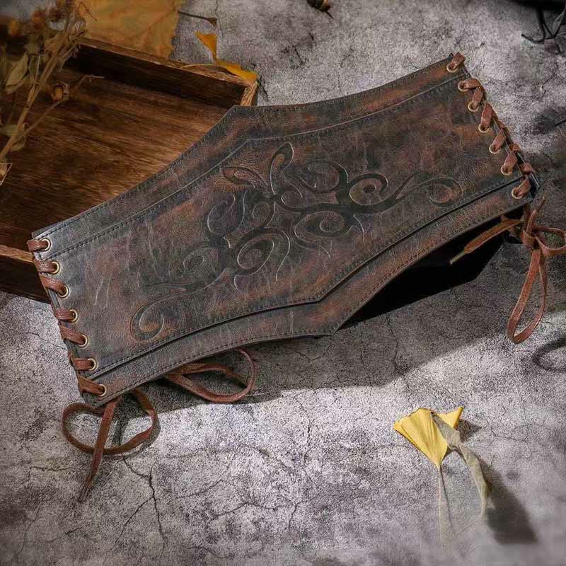 WorldNorse Korsettbund aus geprägtem Kunstleder - image 2