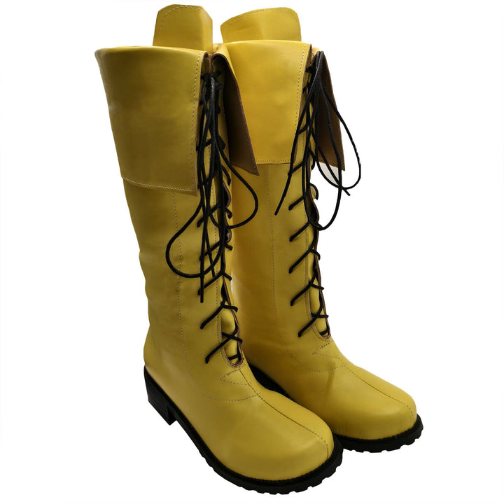WorldNorse – Kniehohe Stiefel im Vintage-Stil mit Schnürung und Umschlag - image 9