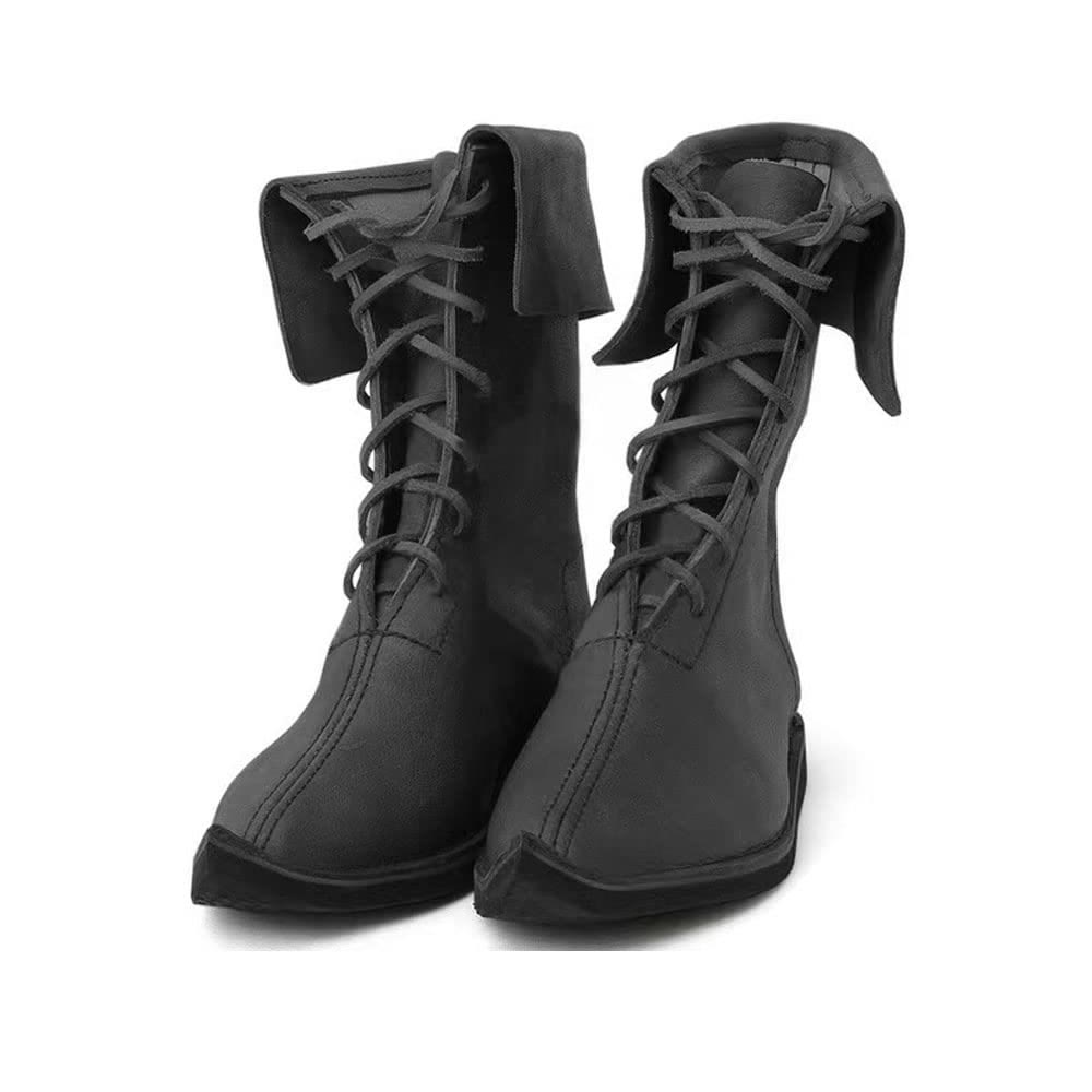 WorldNorse – Schnürstiefel mit umgeschlagenem Schaft - Schwarz - 48 - image 3