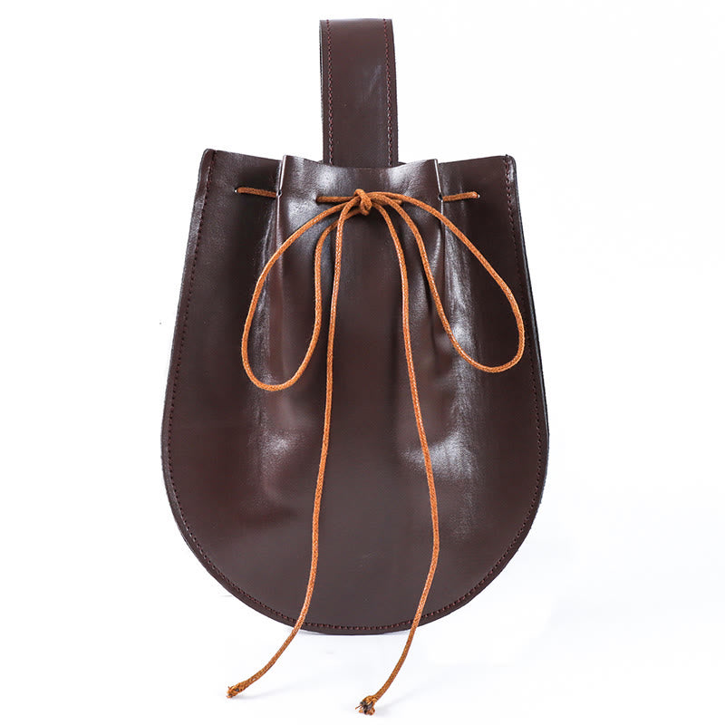 WorldNorse Edgy Double Rings Kordelzugbeutel und Gürtel - image 2