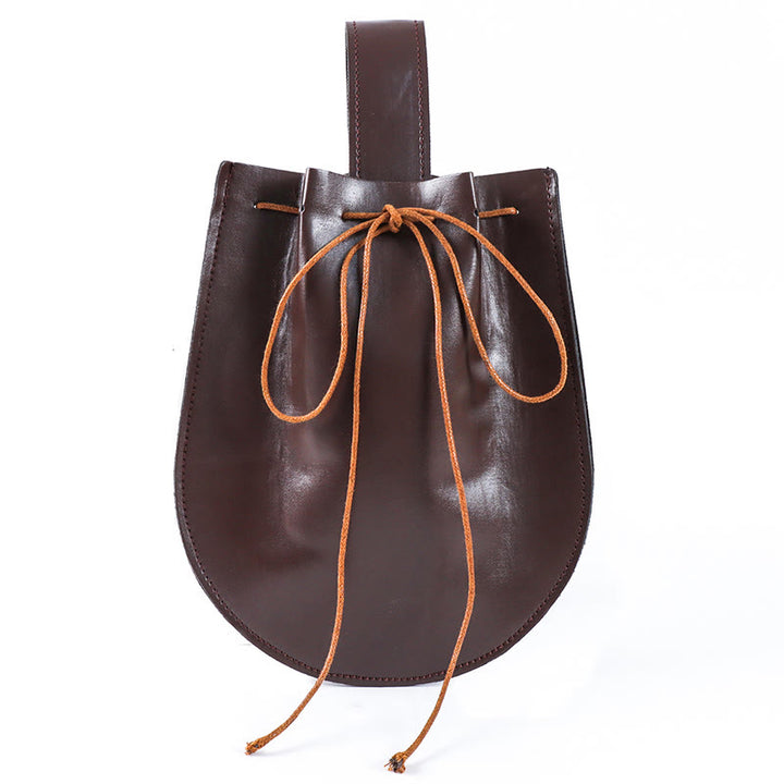 WorldNorse Edgy Double Rings Kordelzugbeutel und Gürtel - image 2