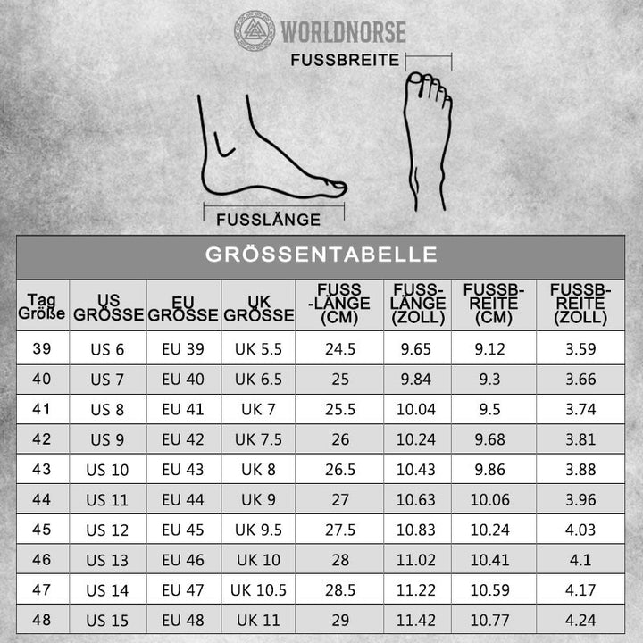 WorldNorse – Kniehohe Stiefel im Vintage-Stil mit Schnürung und Umschlag - image 11