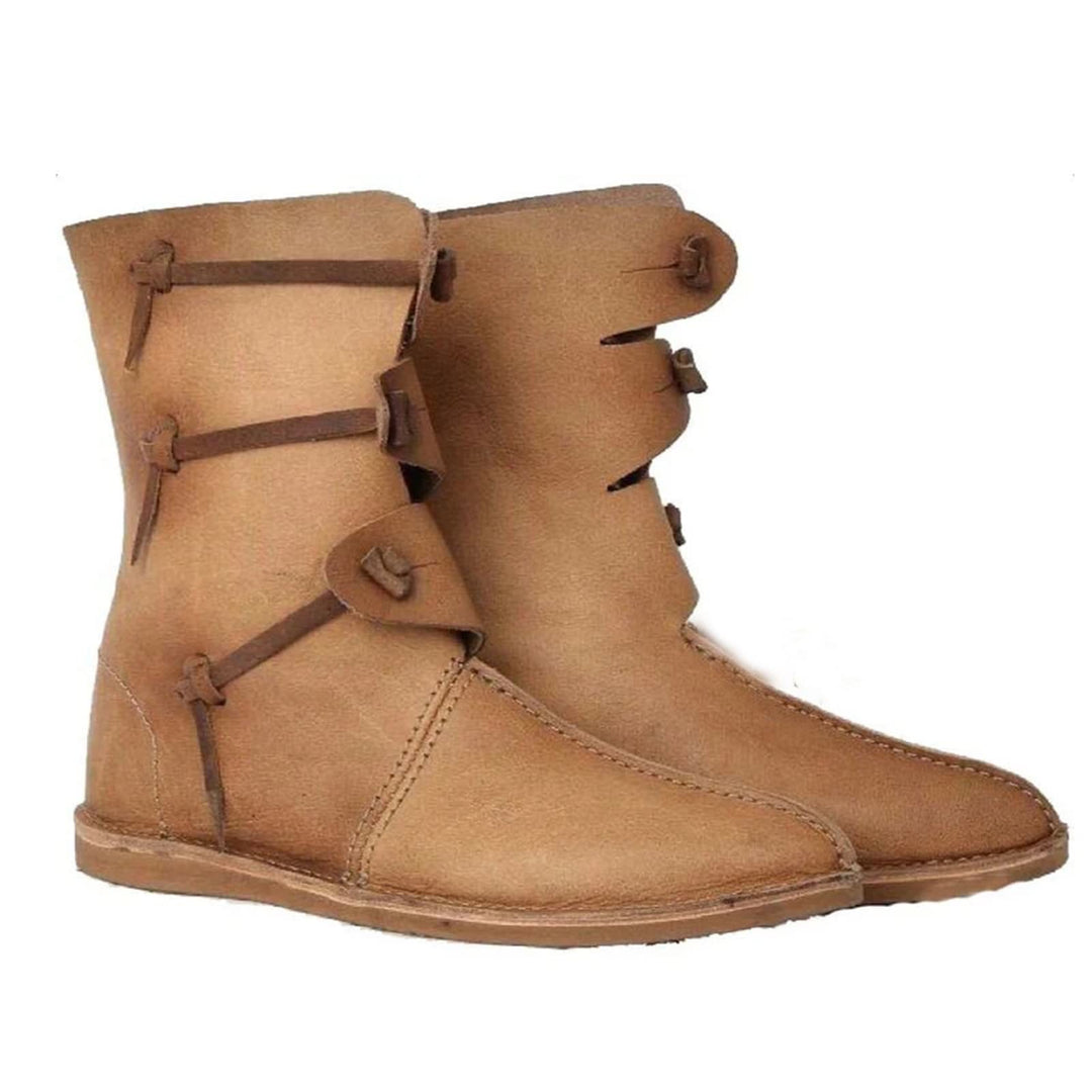 WorldNorse Rustikale Lederstiefel zum Hineinschlüpfen - image 3