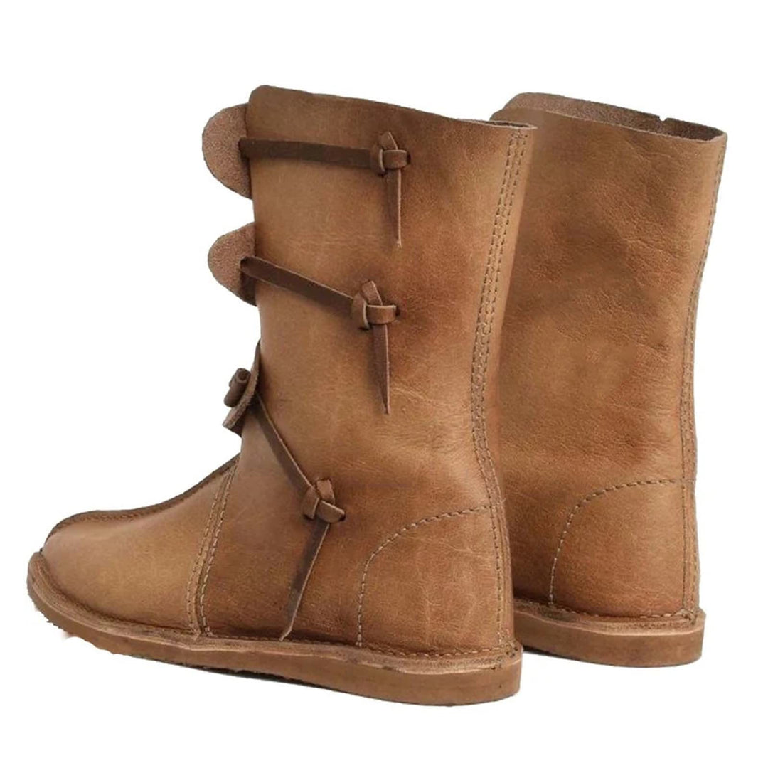 WorldNorse Rustikale Lederstiefel zum Hineinschlüpfen - image 4