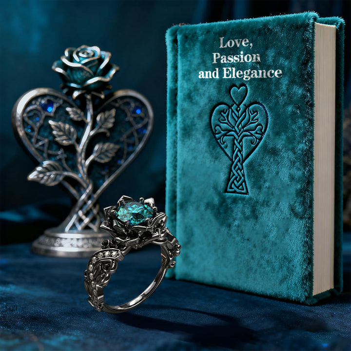 WorldNorse Schwarzer Rosenblütenring - image 3