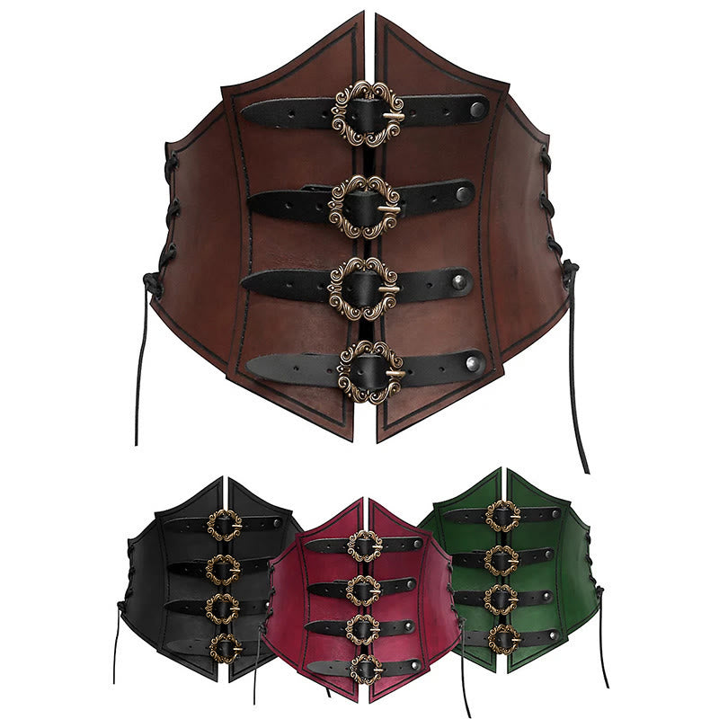 WorldNorse Brustpanzer in Schildform mit seitlicher Schnürung - image 0
