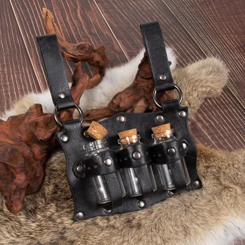 WorldNorse Mittelalterliche Zaubertrankfläschchen-Tasche und Gürtel - image 5