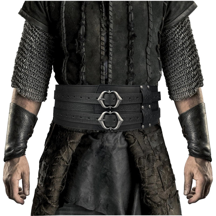 WorldNorse Gothic Keltischer Gürtel mit Doppelschnalle - image 5
