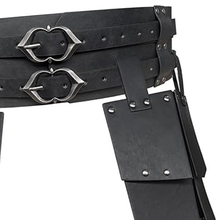 WorldNorse Edgy Mehrplatten-Rockrüstung mit Nieten - image 2