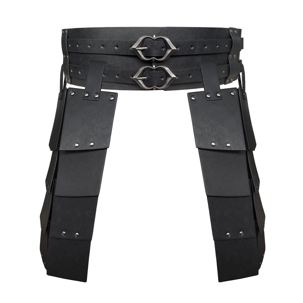 WorldNorse Edgy Mehrplatten-Rockrüstung mit Nieten - image 1