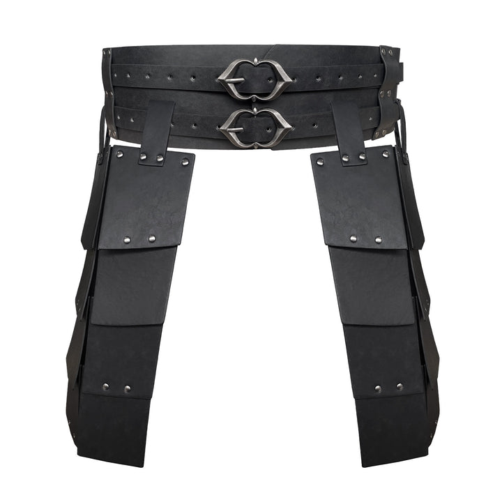 WorldNorse Edgy Mehrplatten-Rockrüstung mit Nieten - image 1