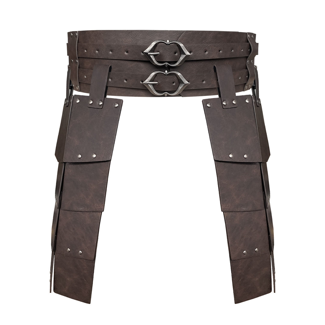 WorldNorse Edgy Mehrplatten-Rockrüstung mit Nieten - image 6