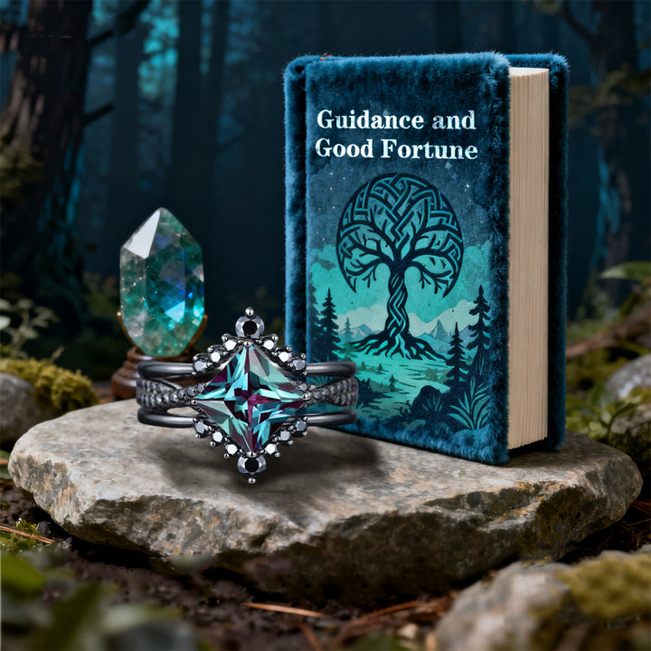 WorldNorse Mystic Alexandrit Stern Ring Set - image 3