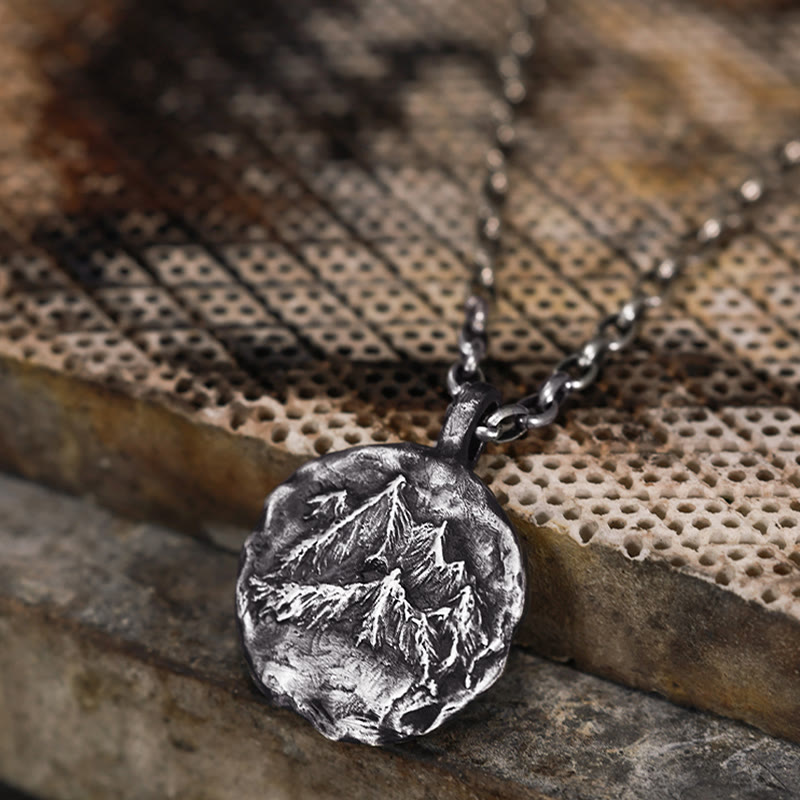 WorldNorse Handgefertigtes 999 Silber Gothic Berg Halskette - image 6