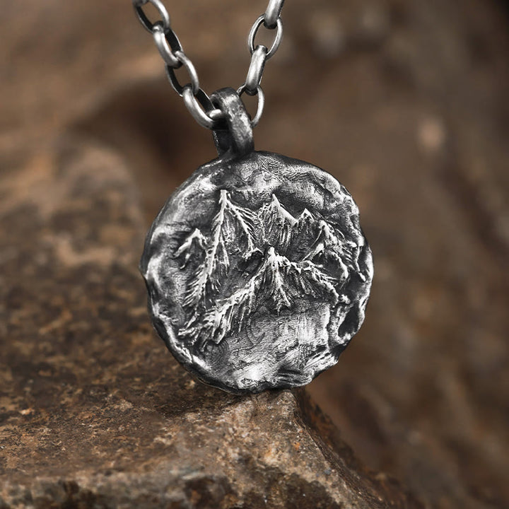 WorldNorse 999 Sterling Silber Gothic Berg Halskette - image 5