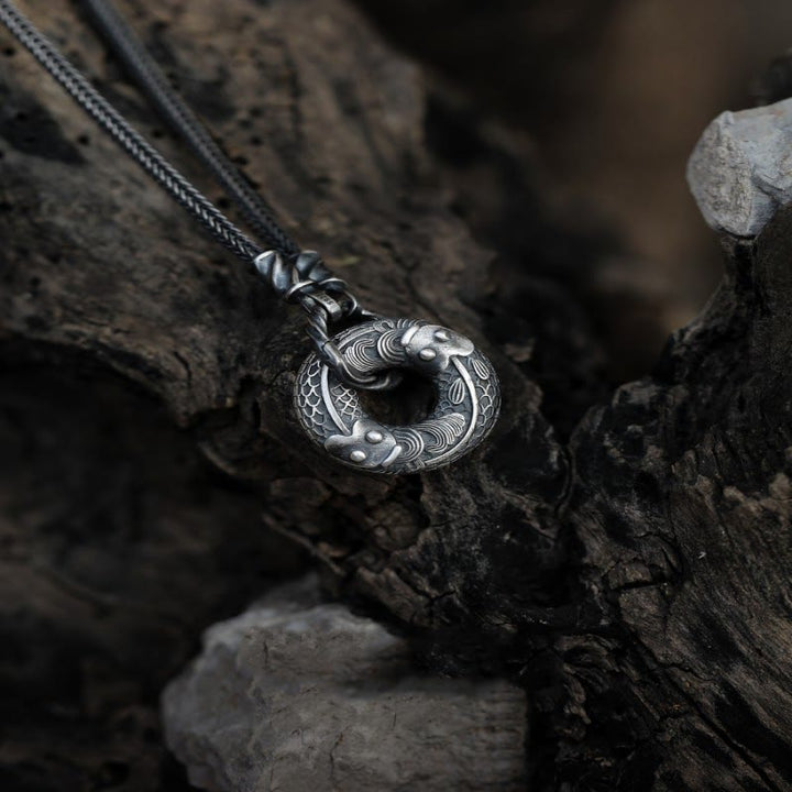 WorldNorse Halskette mit gedrehtem Knoten aus handgefertigtem 925er Silber - image 4