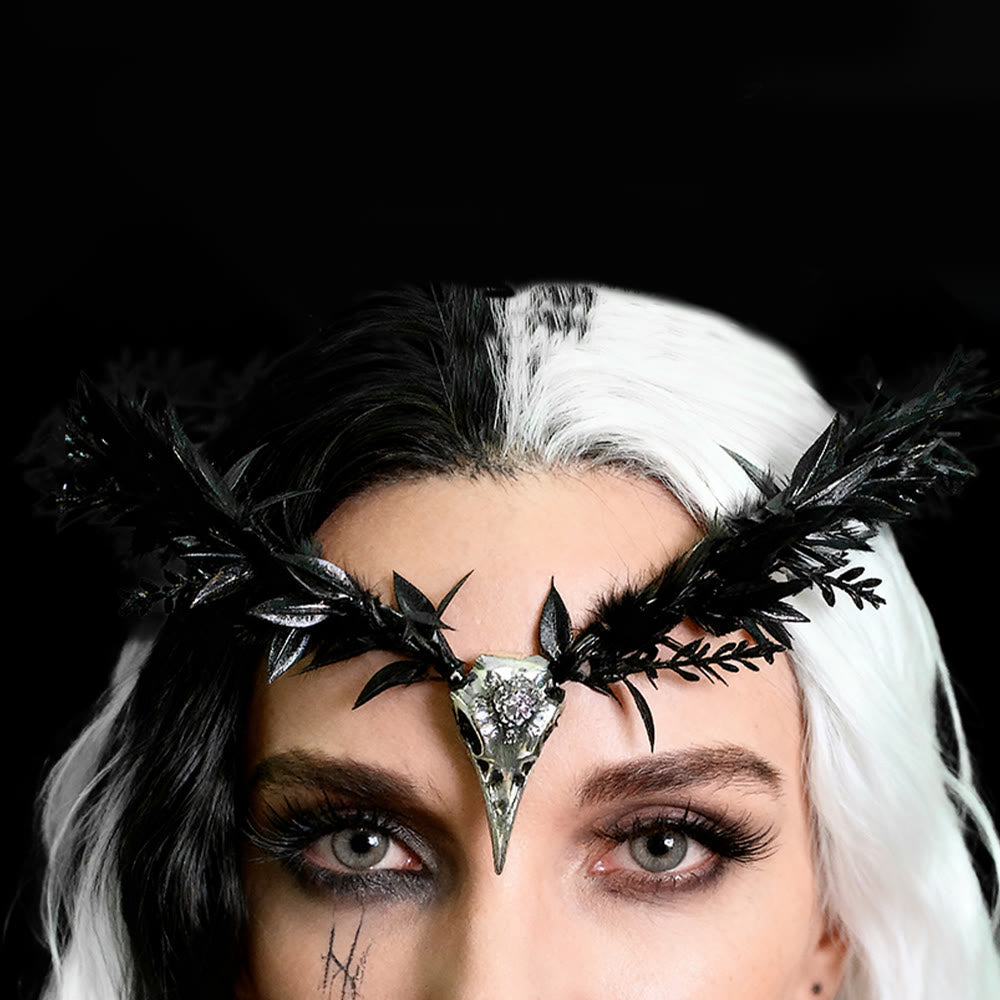 WorldNorse Vintage Gothic Elf Raven Stirnband - image 1