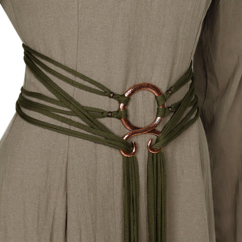 WorldNorse – Whimsical Ring – Gürtel mit mehreren Riemen - Grün - image 3