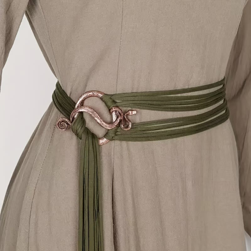 WorldNorse – Mehrriemengürtel mit schlangenförmiger Schnalle - image 0