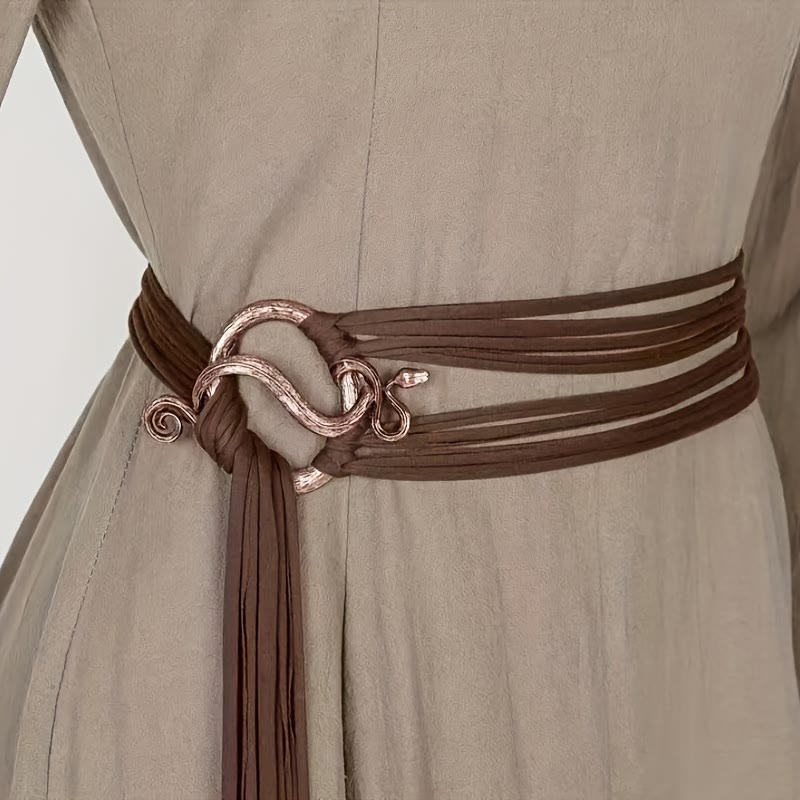 WorldNorse – Mehrriemengürtel mit schlangenförmiger Schnalle - image 2