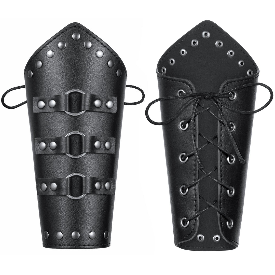 WorldNorse Kapuzenschal Schnallengürtel Armschienen Bund Schulterstück Set - image 11