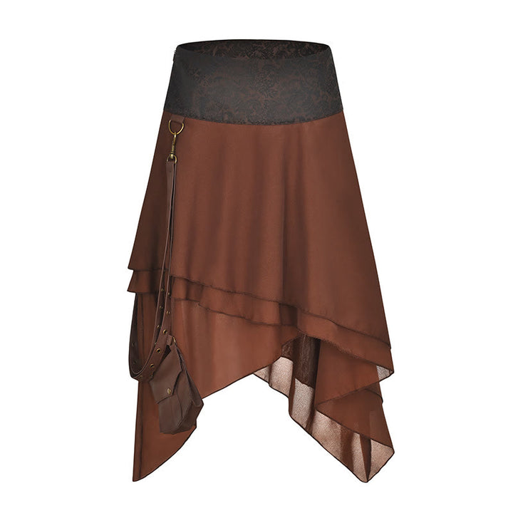 WorldNorse Asymmetrischer Kostümrock mit Gürteltasche - image 2