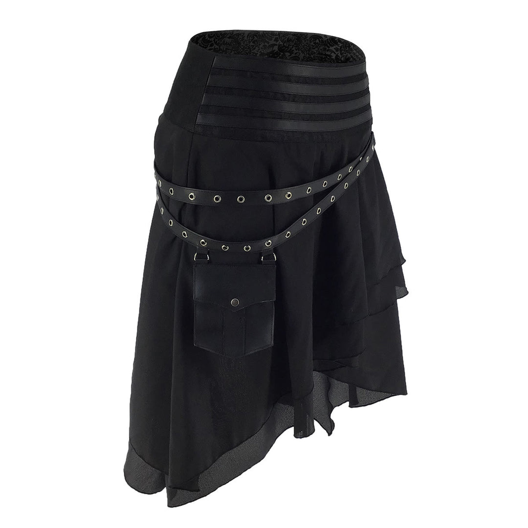 WorldNorse Asymmetrischer Kostümrock mit Gürteltasche - image 6
