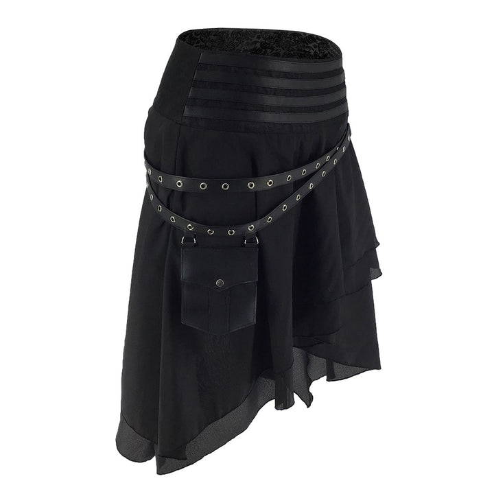 WorldNorse Asymmetrischer Kostümrock mit Gürteltasche - image 6