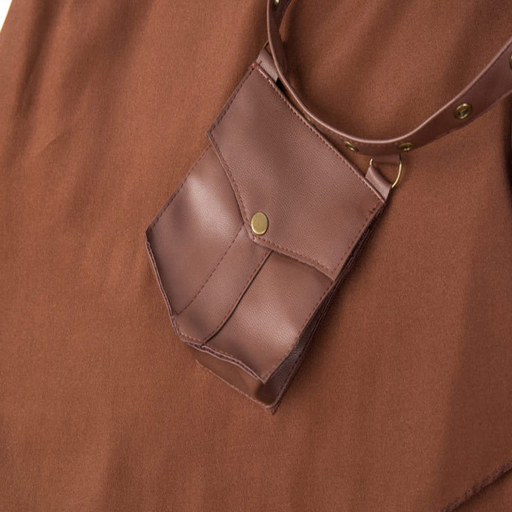 WorldNorse Asymmetrischer Kostümrock mit Gürteltasche - image 4