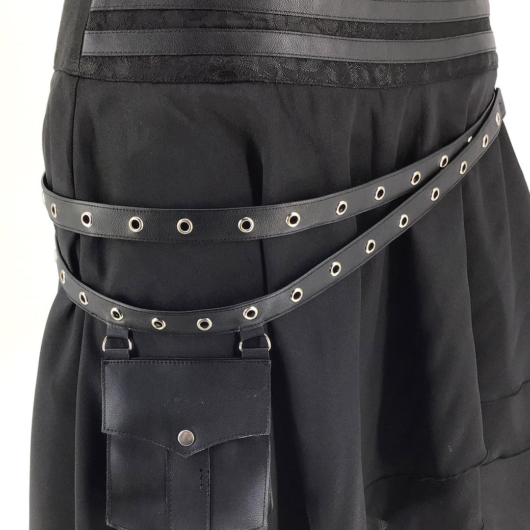 WorldNorse Asymmetrischer Kostümrock mit Gürteltasche - image 9