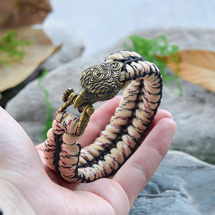 WorldNorse Viking Antikes Raven -Paracord-Geflochtenes Armband - image 11