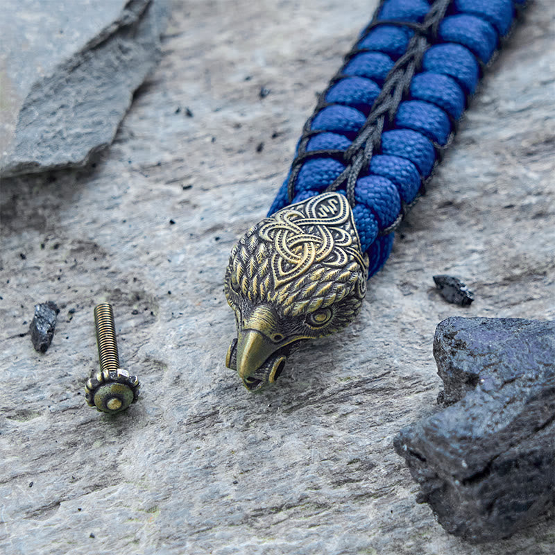 WorldNorse Viking Antikes Raven -Paracord-Geflochtenes Armband - image 3