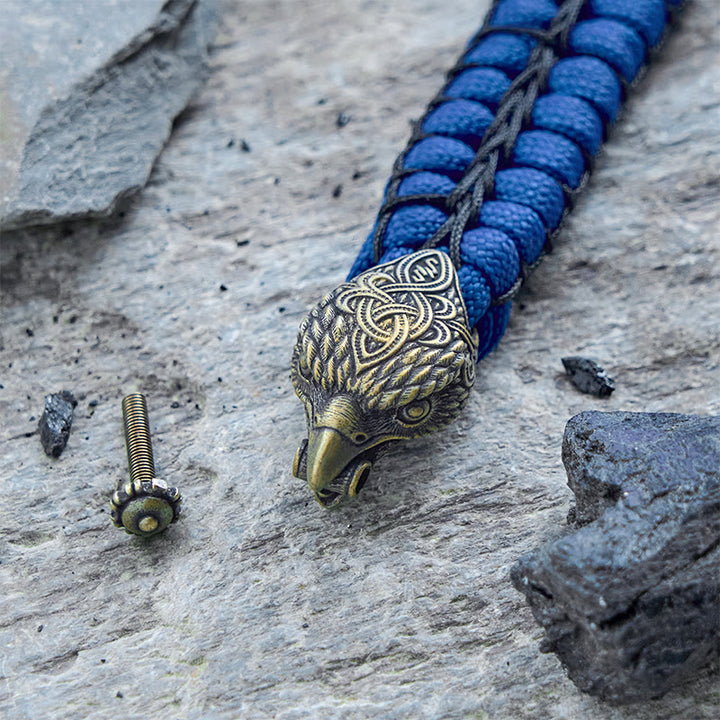 WorldNorse Viking Antikes Raven -Paracord-Geflochtenes Armband - image 3