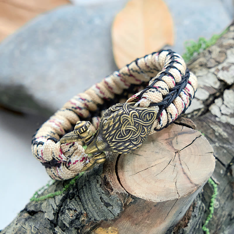 WorldNorse Viking Antikes Raven -Paracord-Geflochtenes Armband - image 10