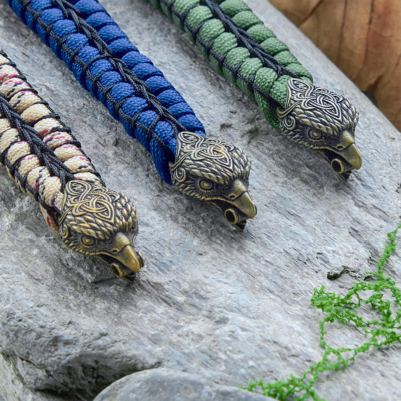 WorldNorse Viking Antikes Raven -Paracord-Geflochtenes Armband - image 13