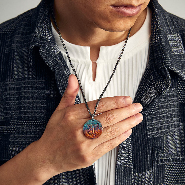 WorldNorse Halskette mit Walschwanz-Wellenanhänger aus 999er Sterlingsilber - image 4