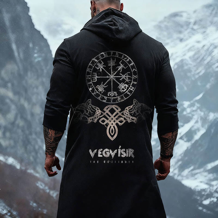 WorldNorse Vegvisir Wolf Navigator Kapuzenumhang - US/UK/AU52, EU62 (6XL) - image 0