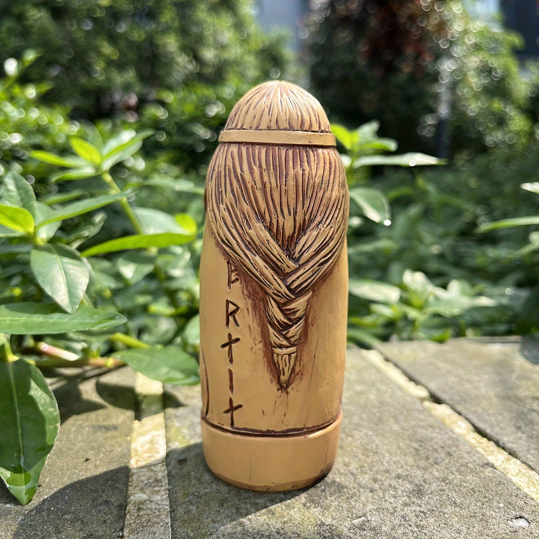 WorldNorse Geflochtene Haar-Tierumarmungsstatue Dekoration - image 4