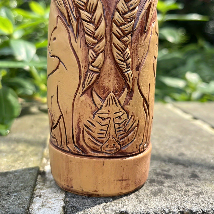 WorldNorse Geflochtene Haar-Tierumarmungsstatue Dekoration - image 6