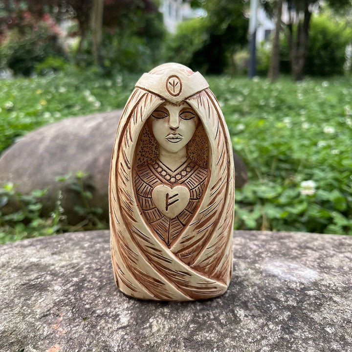 WorldNorse Rune Verschleierte Göttinnenstatue Dekoration - image 2
