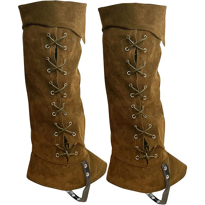 WorldNorse Gothic Schnürstiefel mit Nietenüberzug - Hellbraun - Ein Paar - image 7