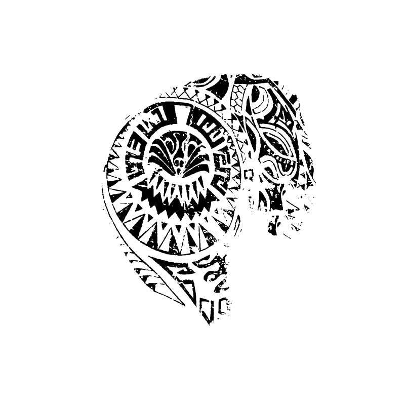 WorldNorse Distressed Vortex Wasserdichte Tattoo-Aufkleber - Zwei Teile - image 0