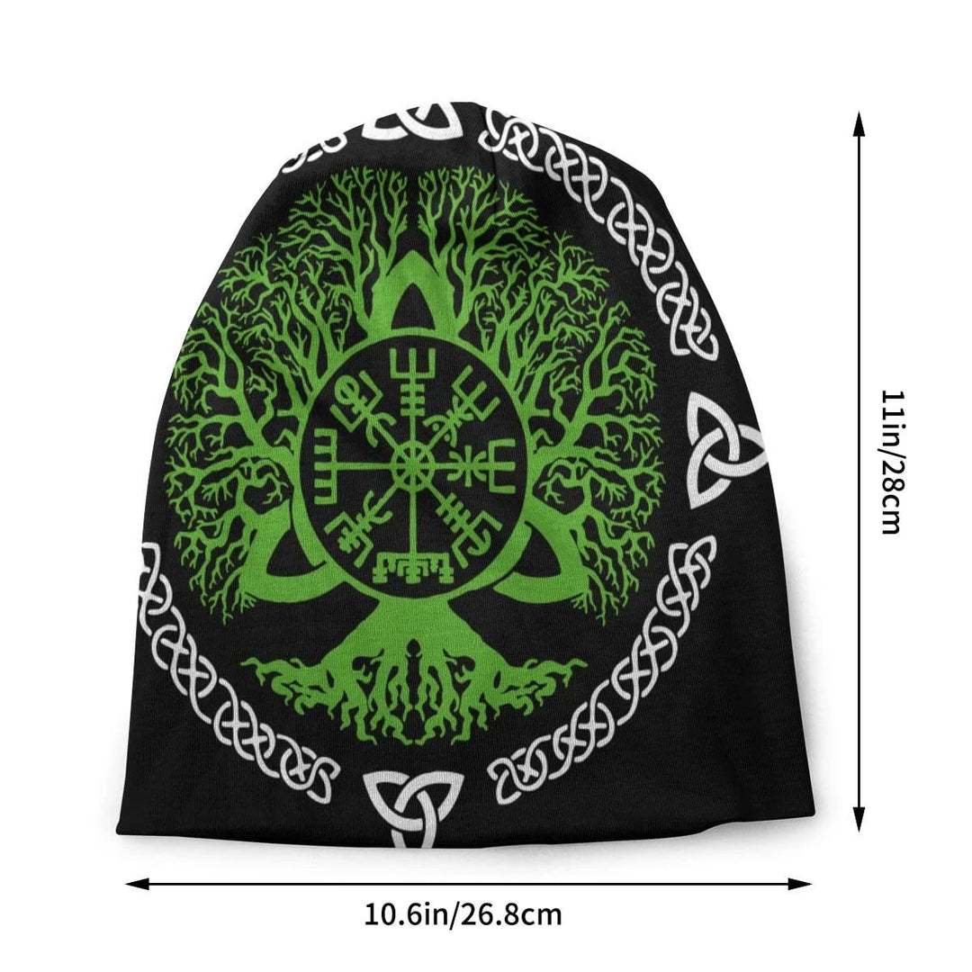 WorldNorse Yggdrasil Vegvisir Triquetra Mütze - image 2