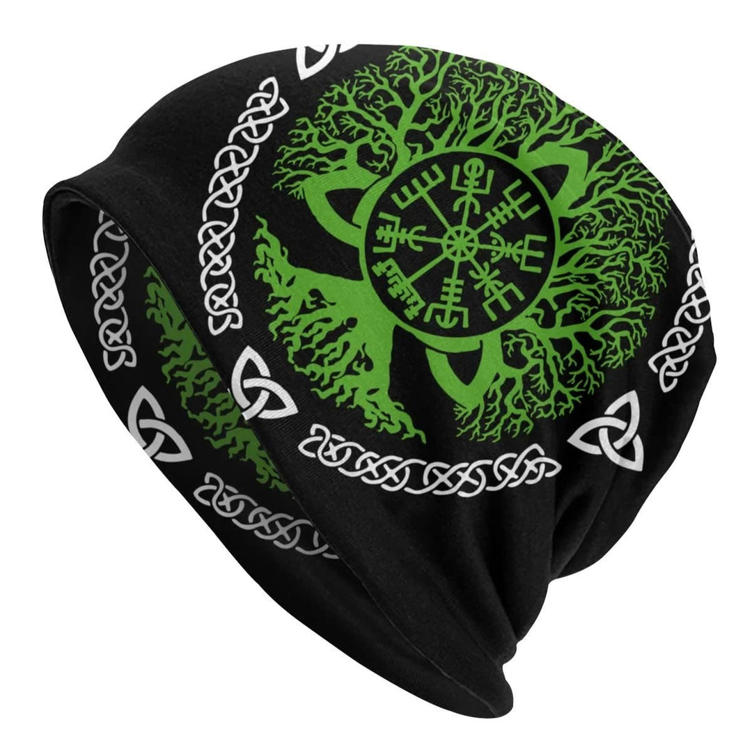 WorldNorse Yggdrasil Vegvisir Triquetra Mütze - Vegvisir - image 0