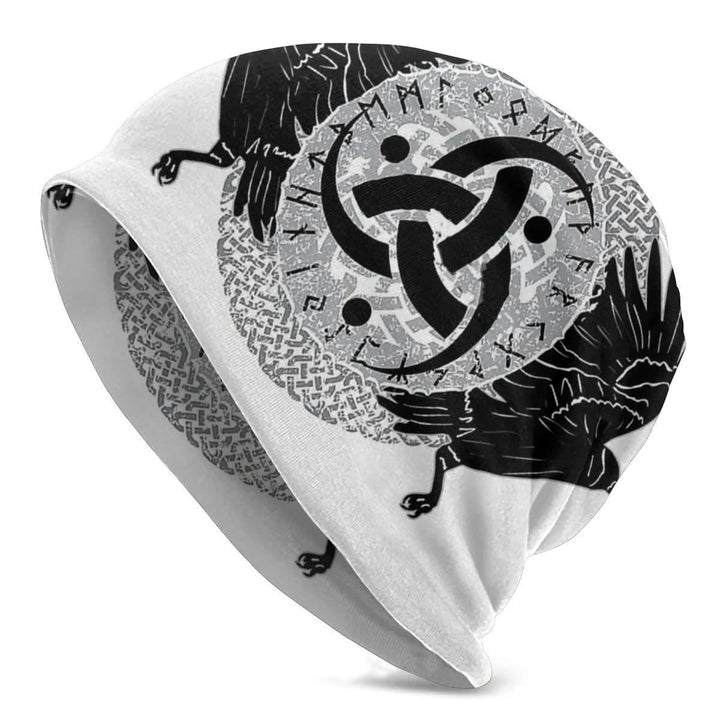 WorldNorse Raven mit Dreifaches Horn von Odin und Keltischer Knoten - Dreifaches Horn von Odin - image 0