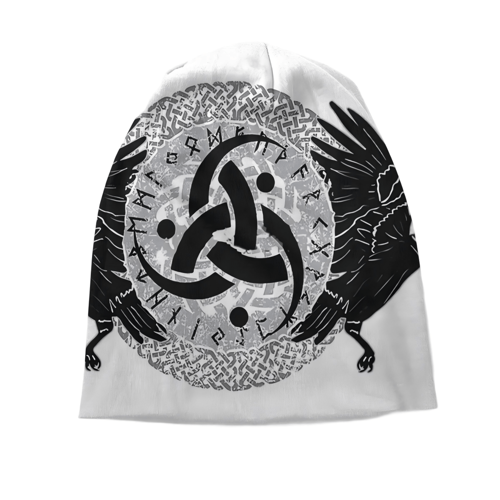 WorldNorse Raven mit Dreifaches Horn von Odin und Keltischer Knoten - image 1