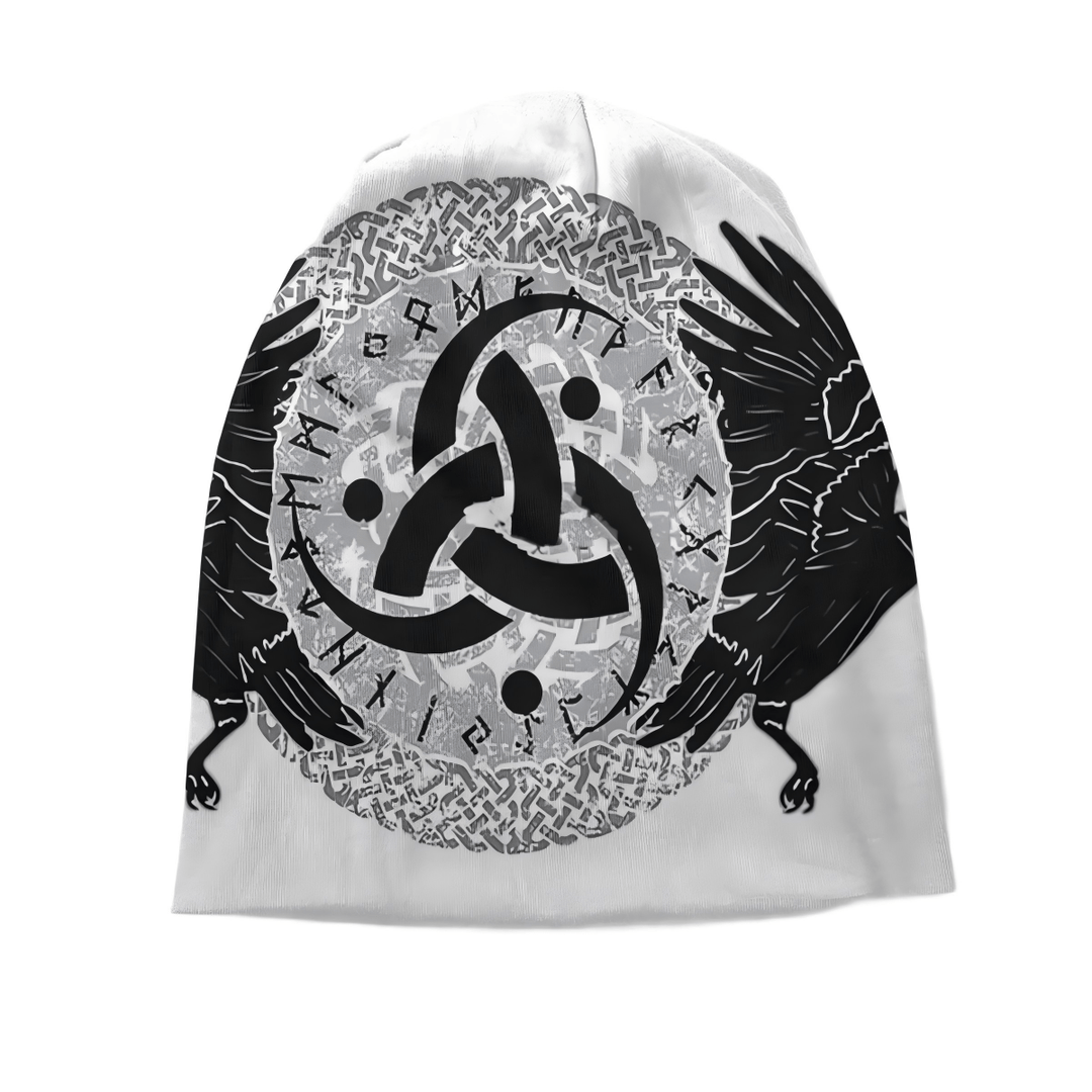 WorldNorse Raven mit Dreifaches Horn von Odin und Keltischer Knoten - image 1