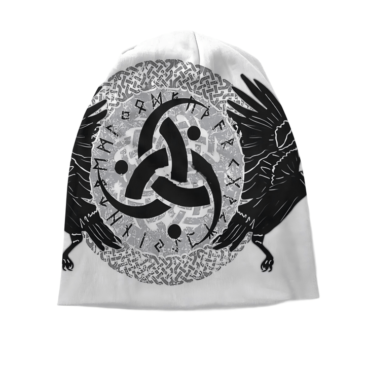 WorldNorse Raven mit Dreifaches Horn von Odin und Keltischer Knoten - image 1