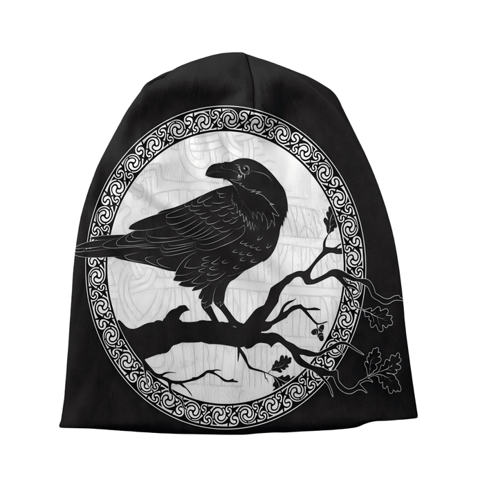WorldNorse Raven Oak Rune Beanie - image 1