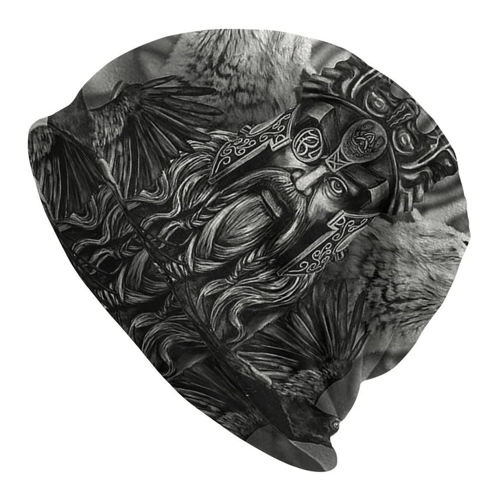 WorldNorse Odin Raven Rune Beanie  - Odin - image 0